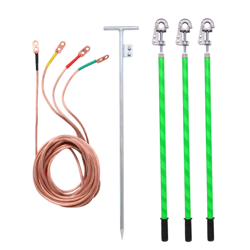 Earthing Grounding Rod - Zestaw uziemiający wysokiego napięcia: miedziana szyna