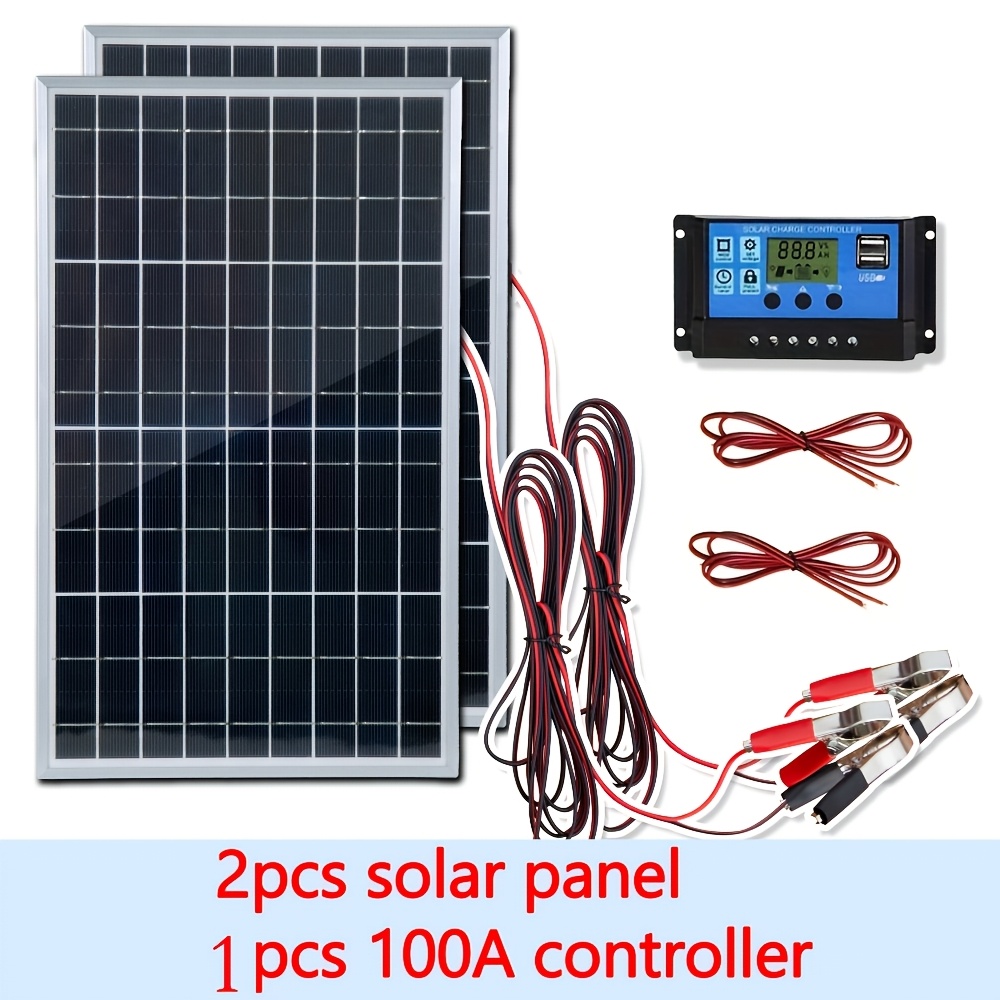 Solar Pump Controller - Zestaw paneli słonecznych 12V 1 szt./2