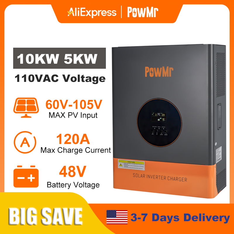 Solar Pump Controller - Falownik PowMr 10KW 5KW z Rozdzieloną