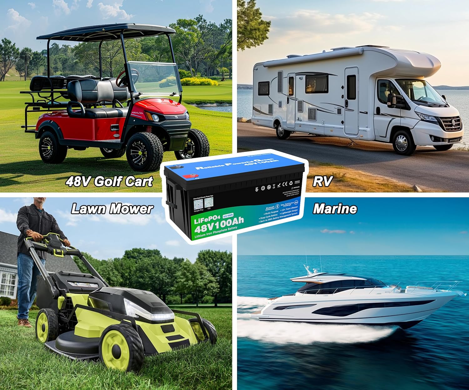 Akumulator litowy 48V 100Ah do – Lithium Battery 100Ah recenzja i cena