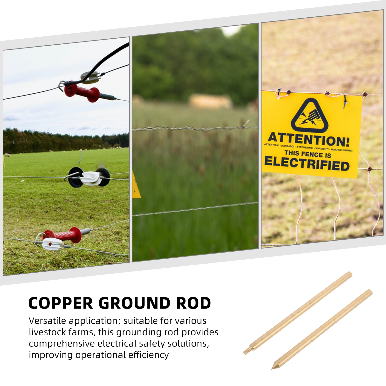 Pręt uziemiający do ogrodzeń 8 – Earthing Grounding Rod recenzja i cena