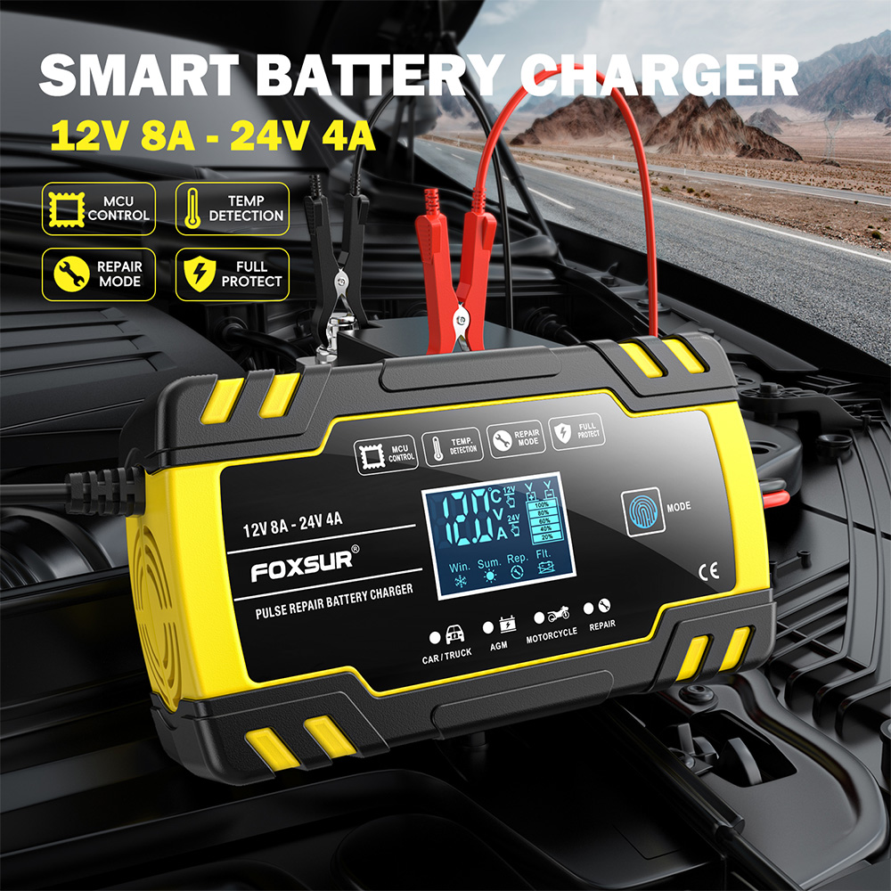 Ładowarka impulsowa FOXSUR FBC – Agm Deep Cycle Battery recenzja i cena